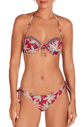 Maillot 2 pièces coques - Bordeaux - Dolores Cortés