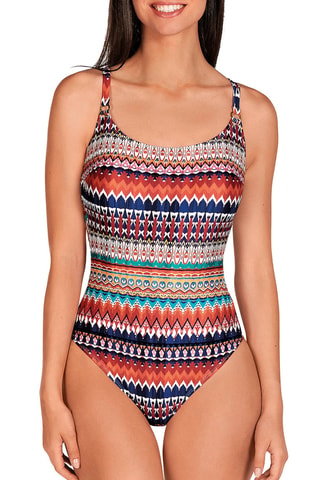 Maillot 1 pièce coques - Bleu - Dolores Cortés