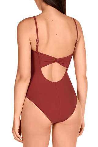 Maillot 1 pièce - Marron - Dolores Cortés