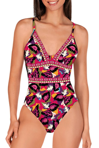 Maillot 1 pièce coques - Rose - Dolores Cortés