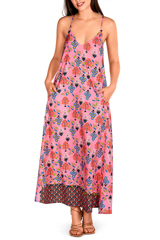 Robe de plage - Rose - Dolores Cortés