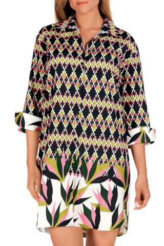 Robe chemise - Vert - Dolores Cortés