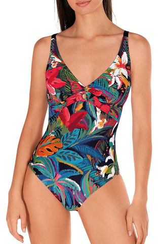Maillot 1 pièce coques - Vert - Dolores Cortés