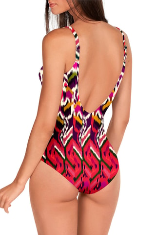 Maillot 1 pièce coques - Rouge - Dolores Cortés