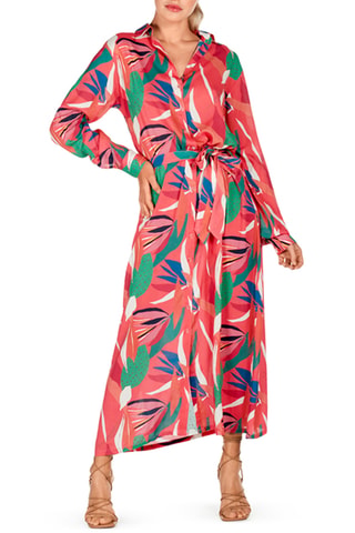 Robe longue - Rose - Dolores Cortés