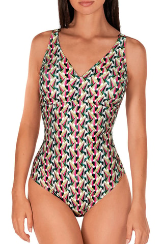 Maillot 1 pièce coques - Vert - Dolores Cortés