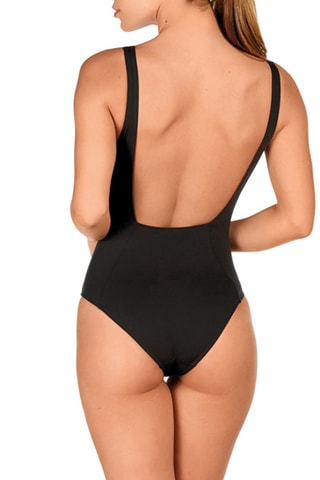 Maillot 1 pièce coques - Noir - Dolores Cortés