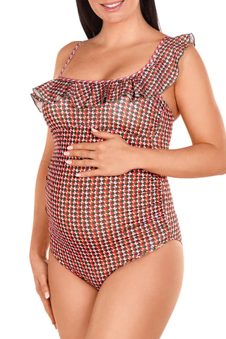 Maillot 1 pièce de grossesse - Rose - Dolores Cortés