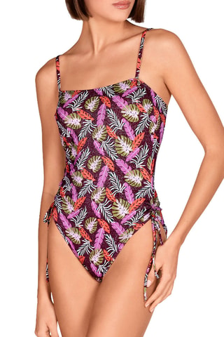 Maillot 1 pièce coques - Violet - Lola