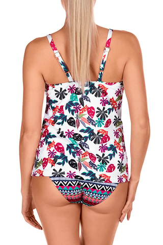 Tankini de maternité coques - Blanc - Dolores Cortés