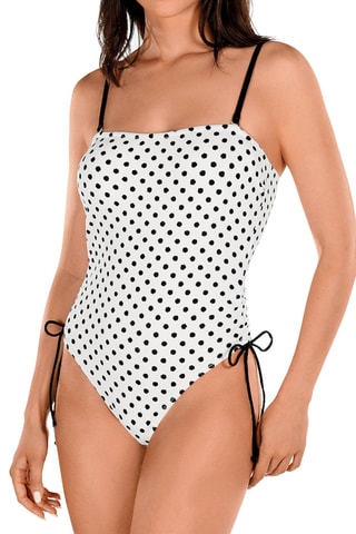 Maillot 1 pièce coques - Blanc - Tamouré