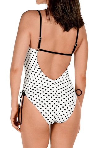 Maillot 1 pièce coques - Blanc - Tamouré
