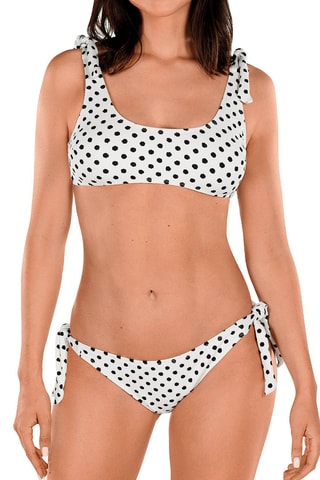 Maillot 2 pièces coques - Blanc - Tamouré