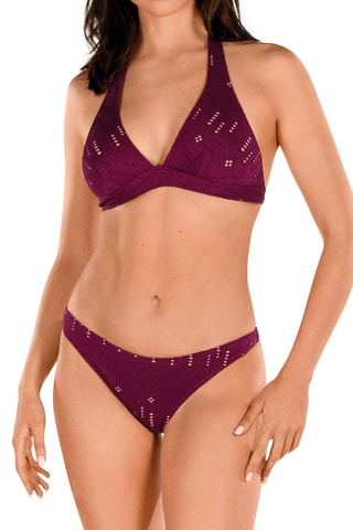 Maillot 2 pièces coques - Bordeaux - Tamouré