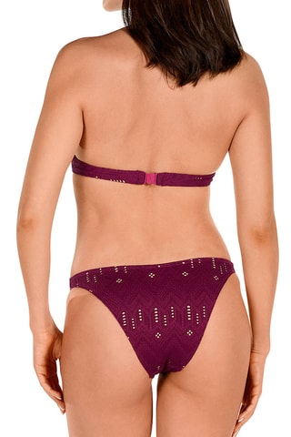 Maillot 2 pièces coques - Bordeaux - Tamouré