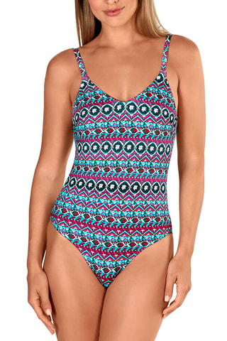 Maillot 1 pièce coques - Bleu - Tamouré