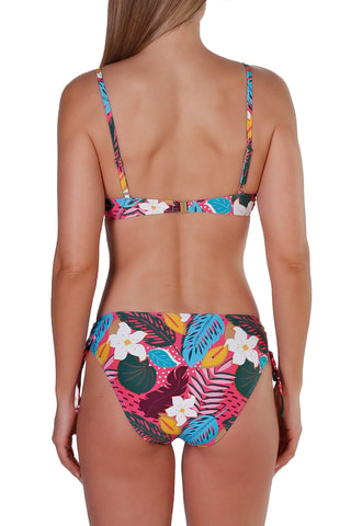 Maillot 2 pièces taille haute coques - Rose - Tamouré