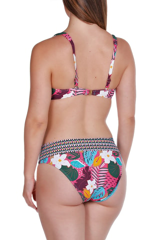 Maillot 2 pièces taille haute coques - Rose - Tamouré