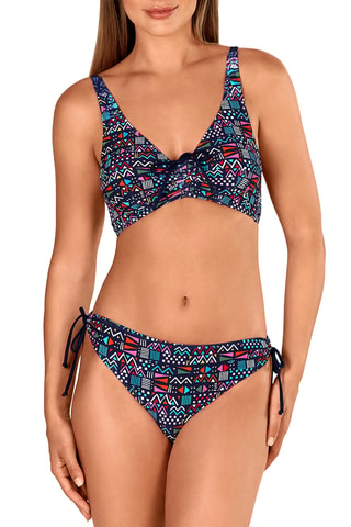 Maillot 2 pièces coques - Bleu marine - Tamouré