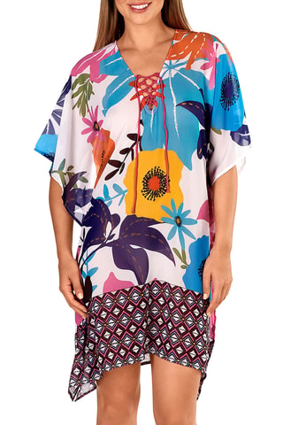 Caftan de plage - Blanc - Tamouré
