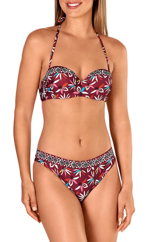 Maillot 2 pièces coques - Marron - Tamouré