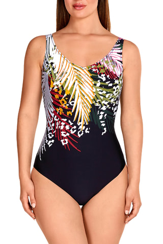 Maillot 1 pièce - Noir - Tamouré