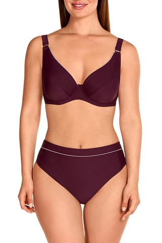 Maillot 2 pièces - Bordeaux - Tamouré