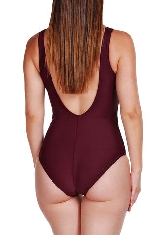 Maillot 1 pièce - Bordeaux - Tamouré