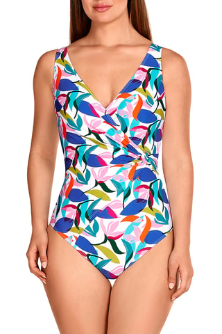 Maillot 1 pièce - Bleu - Tamouré
