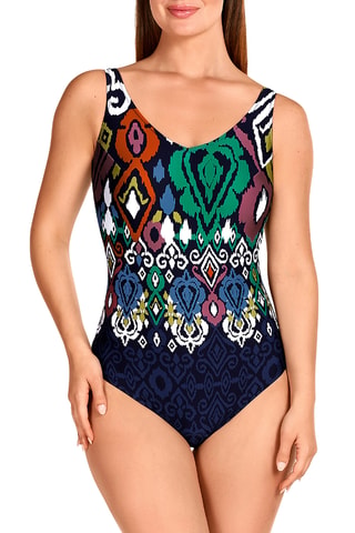 Maillot 1 pièce - Bleu - Tamouré