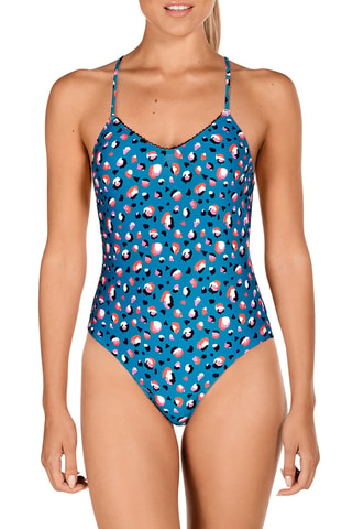 Maillot 1 pièce - Bleu marine - Tamouré