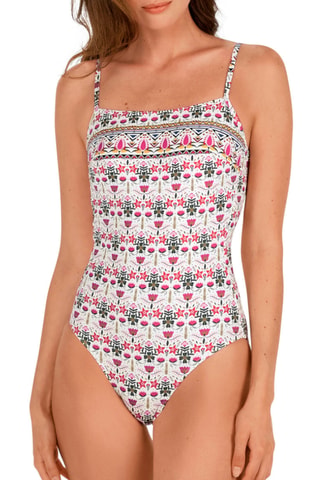 Maillot 1 pièce - Blanc - Tamouré