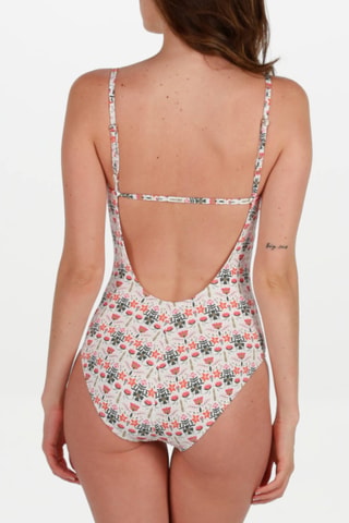 Maillot 1 pièce - Blanc - Tamouré