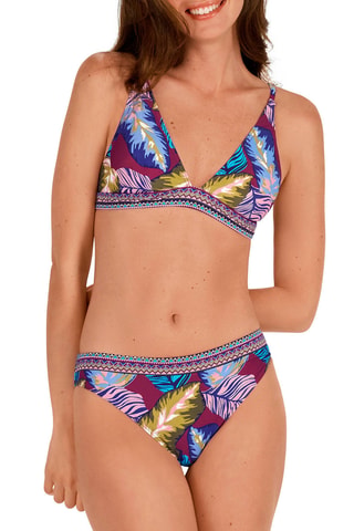 Maillot 2 pièces coques - Violet - Tamouré