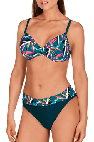Maillot 2 pièces - Bleu canard - Tamouré
