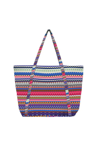 Cabas - Bleu cobalt et rose poudré - Dolores Cortés