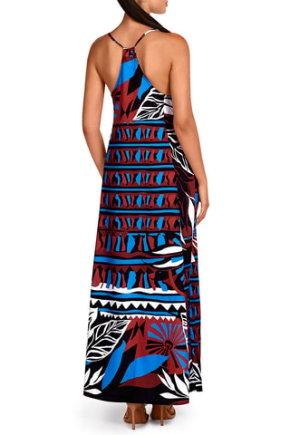 Robe de plage - Bleu électrique - Dolores Cortés