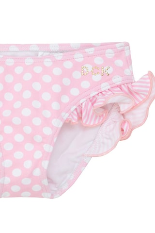 Bas de maillot - Rose poudré et blanc - DC-Kids Dolores Cortés