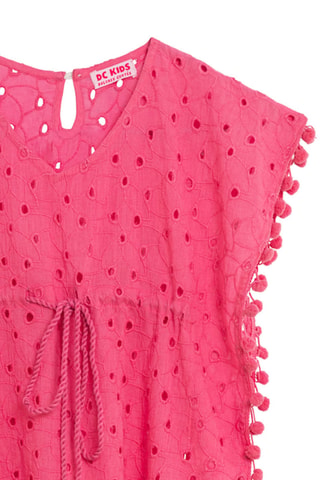Robe en broderie anglaise - Fuchsia - DC-Kids Dolores Cortés