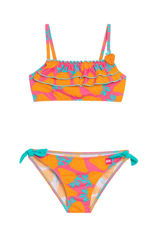 Maillot 2 pièces - Fuchsia et orange - DC-Kids Dolores Cortés