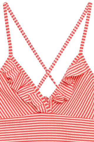 Maillot 1 pièce - Vieux rose et blanc - DC-Kids Dolores Cortés