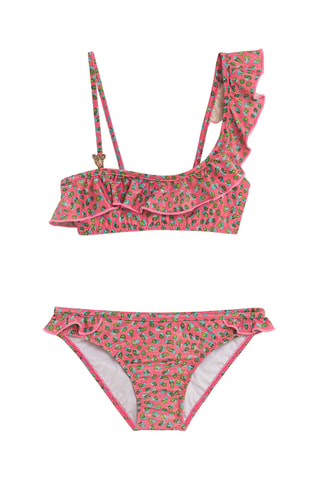 Maillot 2 pièces - Vieux rose et vert foncé - DC-Kids Dolores Cortés