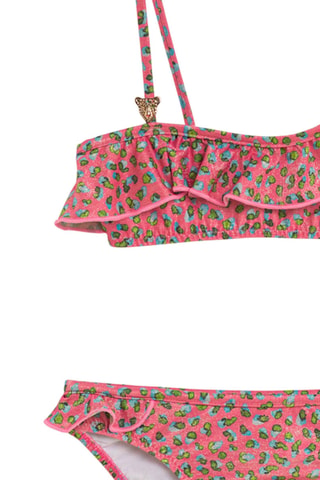 Maillot 2 pièces - Vieux rose et vert foncé - DC-Kids Dolores Cortés