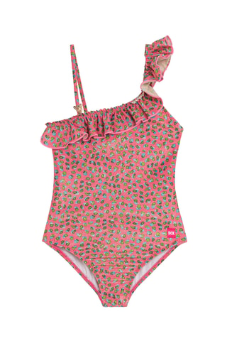 Maillot 1 pièce - Vieux rose et vert clair - DC-Kids Dolores Cortés
