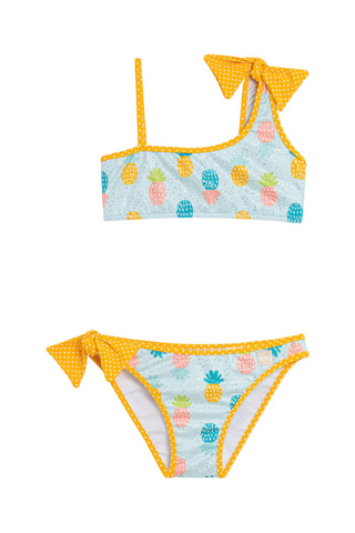 Maillot 2 pièces - Turquoise et jaune - DC-Kids Dolores Cortés