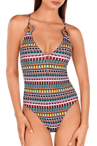 Maillot 1 pièce coques - Rose - Dolores Cortés