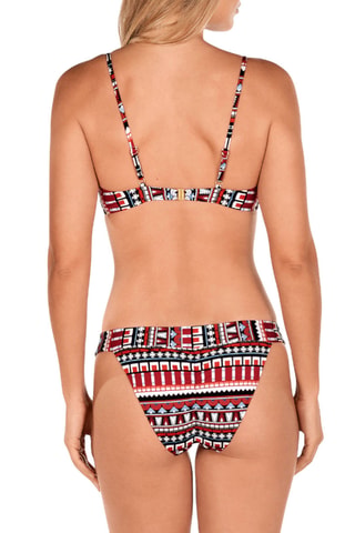 Maillot 2 pièces coques - Rouge - Dolores Cortés
