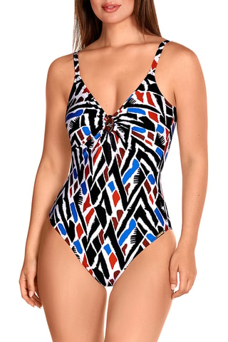 Maillot 1 pièce coques - Bleu électrique - Dolores Cortés
