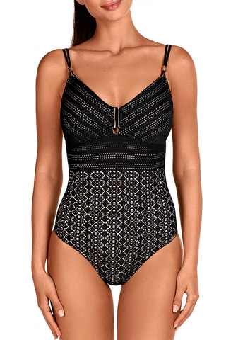 Maillot 1 pièce coques - Noir - Dolores Cortés