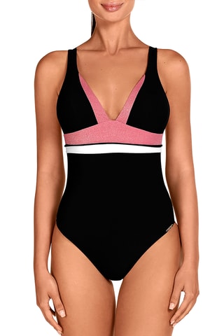 Maillot 1 pièce coques - Noir - Dolores Cortés